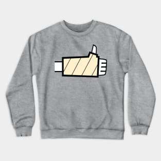 Plaster arm and still everything okay, Ikon Crewneck Sweatshirt